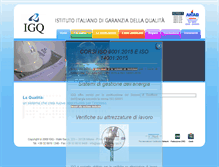 Tablet Screenshot of igq.it